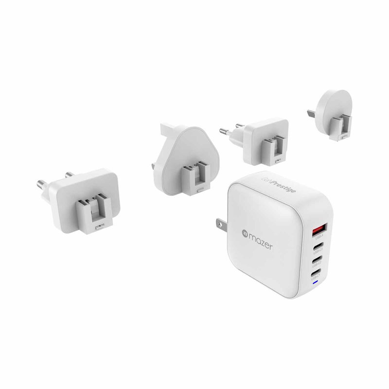 MAZER Ganprestige Pd100w 3c1a With 4 Travel Plugs-white M-G100W-V5-WH-image 4