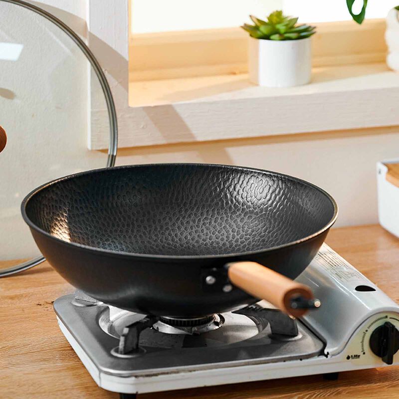 KANDA Nitrided Wok 32cm NITRIDED WOK 32CM-image 11