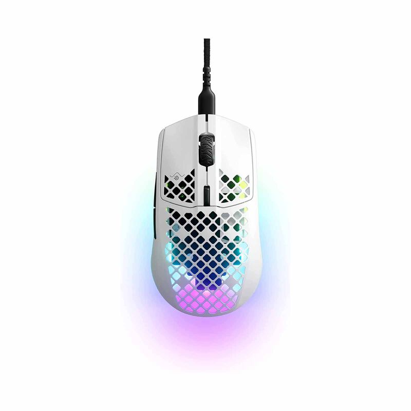 STEELSERIE Wired, Light Weight Gaming Mouse AEROX 3 WIRED SNOW-image 1