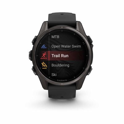 GARMIN Fenix 8 43mm Sapphire Amoled Edition, Carbongray_black,black/pebblegray GM-010-02903-28