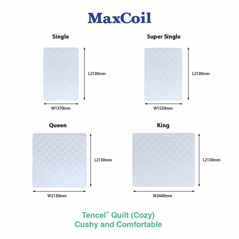 MAXCOIL Super Single Size Cozy Tencel&trade; Quilt (160gsm) CLASSIC BEDDING TENCEL QUILT - COZY-image 3