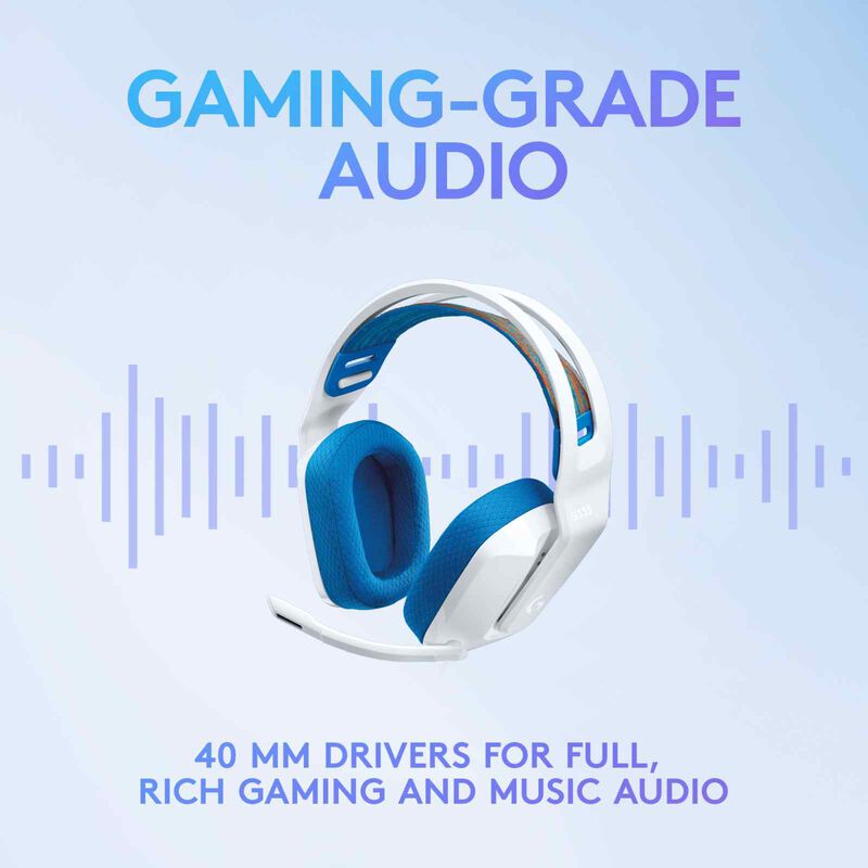 LOGITECH G335 Stereo Gaming Headset White 981-001019-image 10