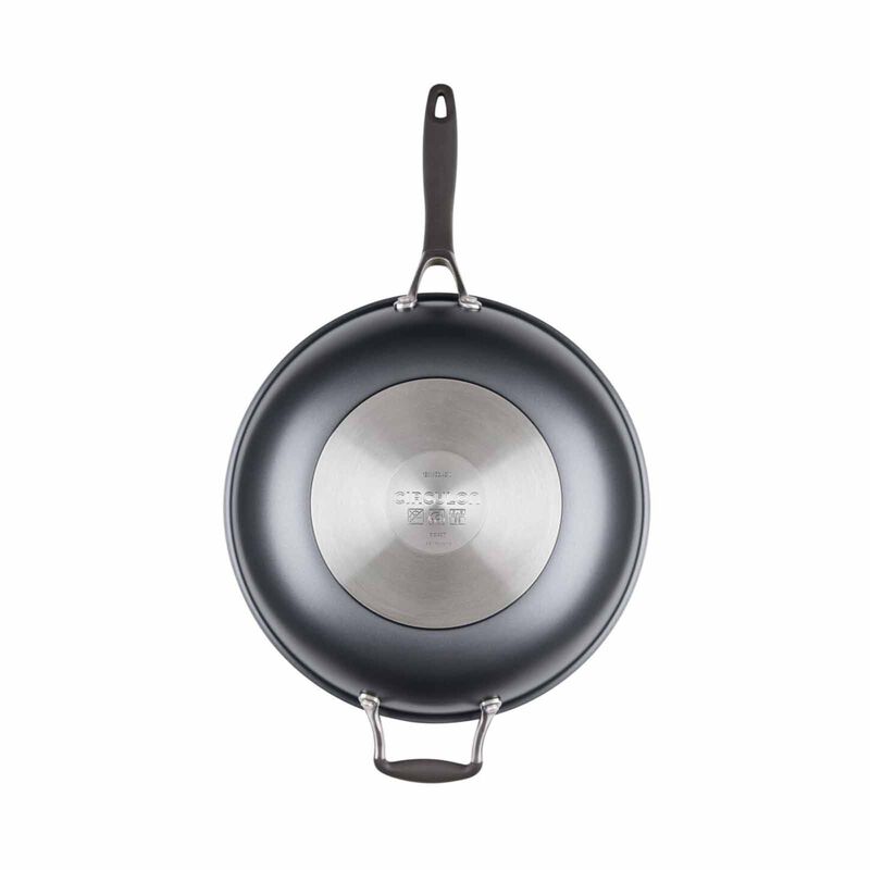 CIRCULON Scratchdefense A1 Nonstick 32cm Stirfry Pan With Helper Handle 81829-image 3