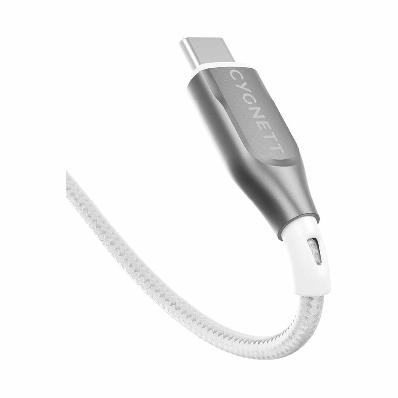 CYGNETT Armoured Usb-c To Usb-c (usb 2.0) Cable - White 1m CY4675PCTYC-image 3