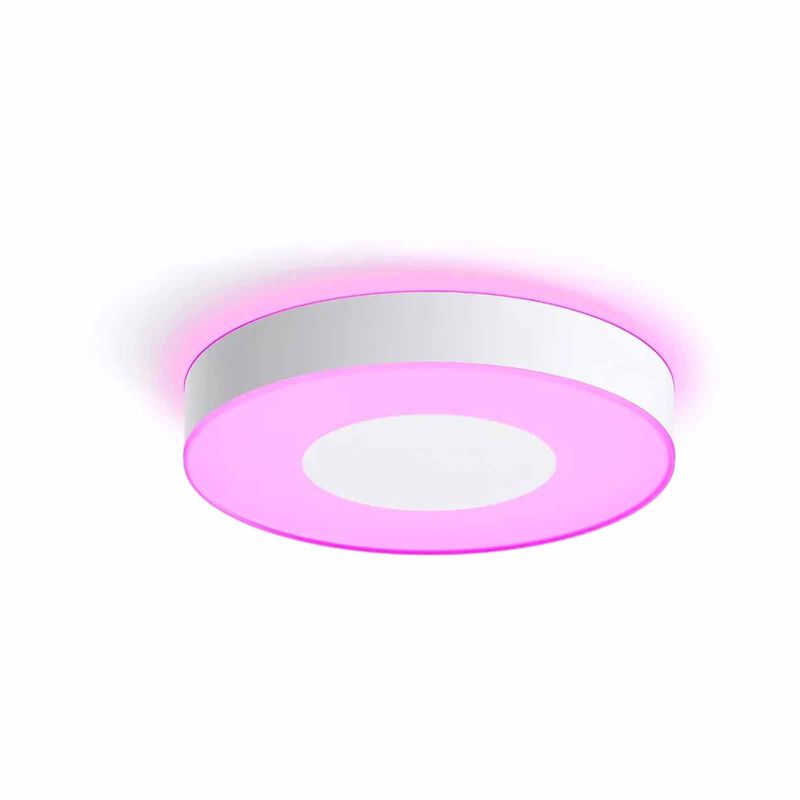 PHILIPS HU White And Color Ambiance Xamento Large Ceiling Lamp White 52.5w 3700 Lm (size: 425 X 425 X 84 Mm) Ip 915005997901-image 1