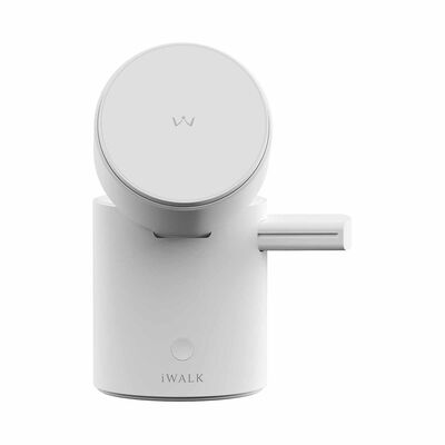 IWALK Power Stand 10000 Qi2 3-in-1 Wireless Charger White With Auto Rotation MXS006-002A