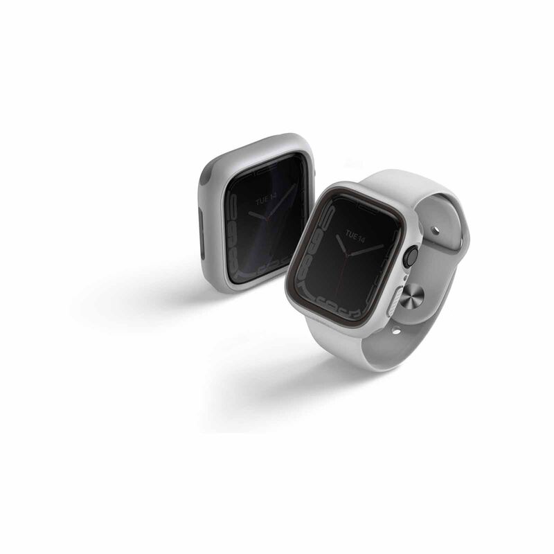 UNIQ Moduo Apple Watch Case With Interchangeable Pc Bezel 45/44mm - Chalk (chalk/stone Grey) UNIQ-45MM-MDCHSGRY-image 3
