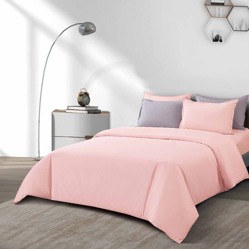 EPITEX Fitted Sheet Set - Dobby (online Only) Lt Pink - King SILKYSOFT-image 3