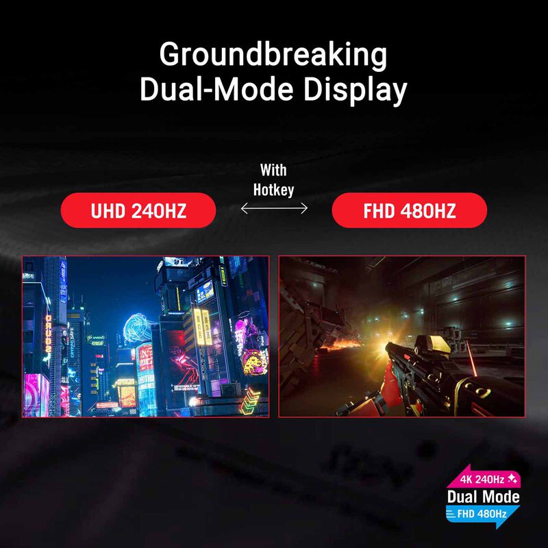 ASUS 31.5in Rog Strix Uhd 240 Hz Tandem Rgb Woled Monitor XG32UQWMS-image 11