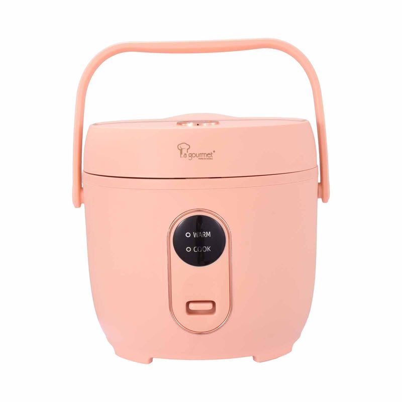 LA GOURMET 0.8l Rice Cooker - Peach Fuzz LGELRC421364-image null