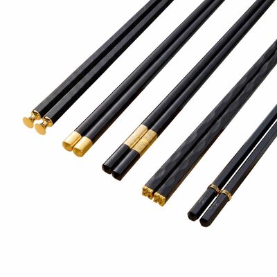 CERABON ES Chopsticks L24.3cm - Black/gold 149HC-12-00508