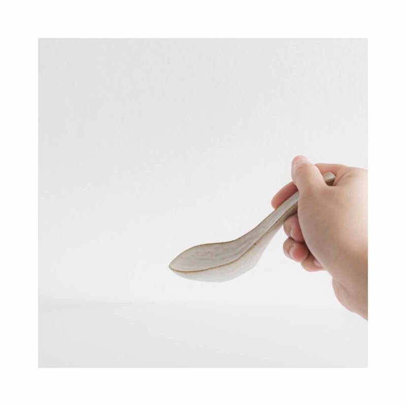 MAELSTROM Organic Shaped Rustic White Spoons-image 6