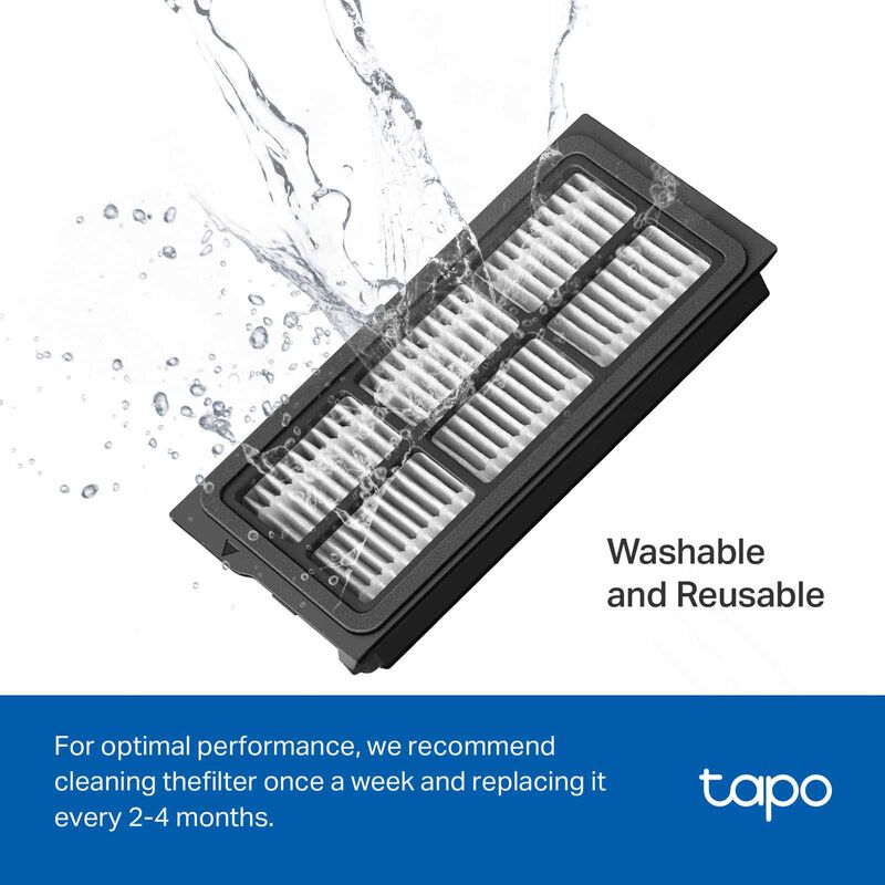 TP LINK Tapo Robot Vacuum Washable Hepa Filter - For Rv50 Pro Omni TAPO RVA520-image 3
