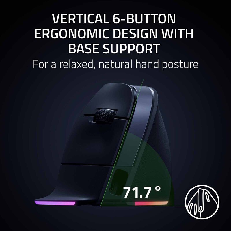 RAZER Pro Click V2 - Wireless Productivity Mouse - Vertical Edition - Ap Packaging RZ01-05250100-R3A1-image 5