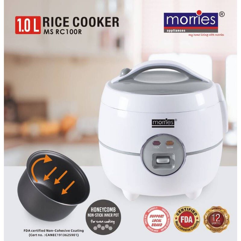 MORRIES Rice Cooker (1.0l) MS-RC100R-image 2
