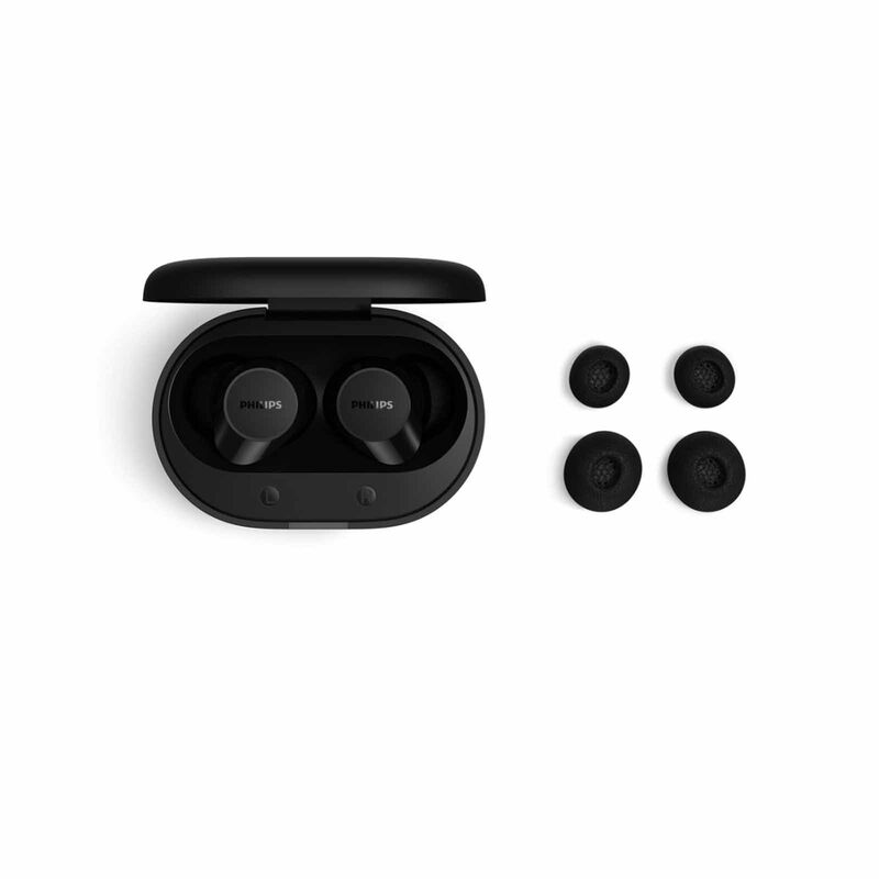 PHILIPS Wireless In-ear Bud, 10mm Drivers, Bt6.0, Ipx4 Splash TAT1300BK/97-image 3