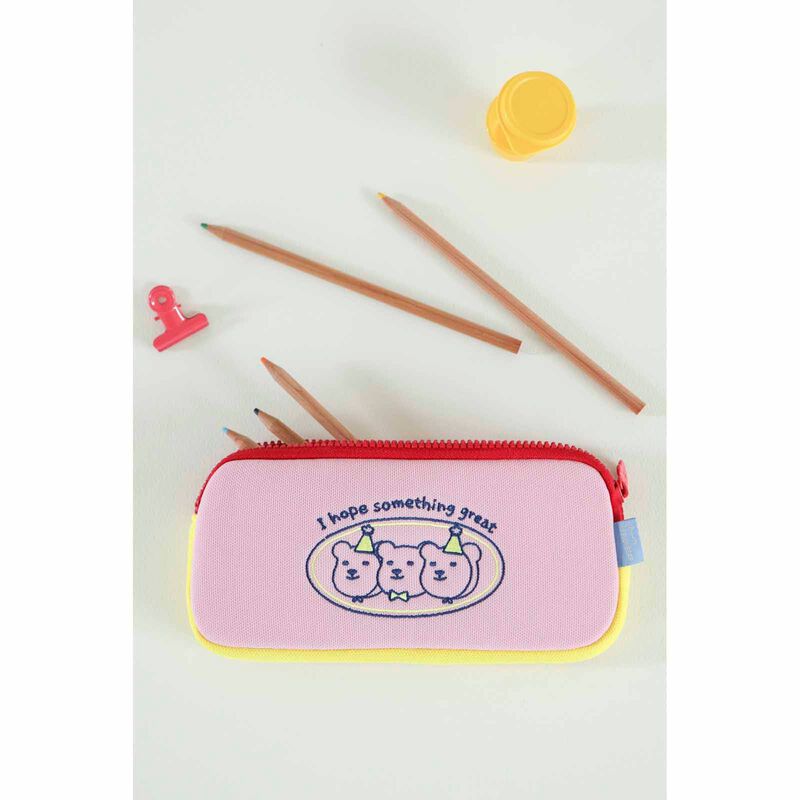 DAILYLIKE Jellybear Pencil Pouch Pink-image 3