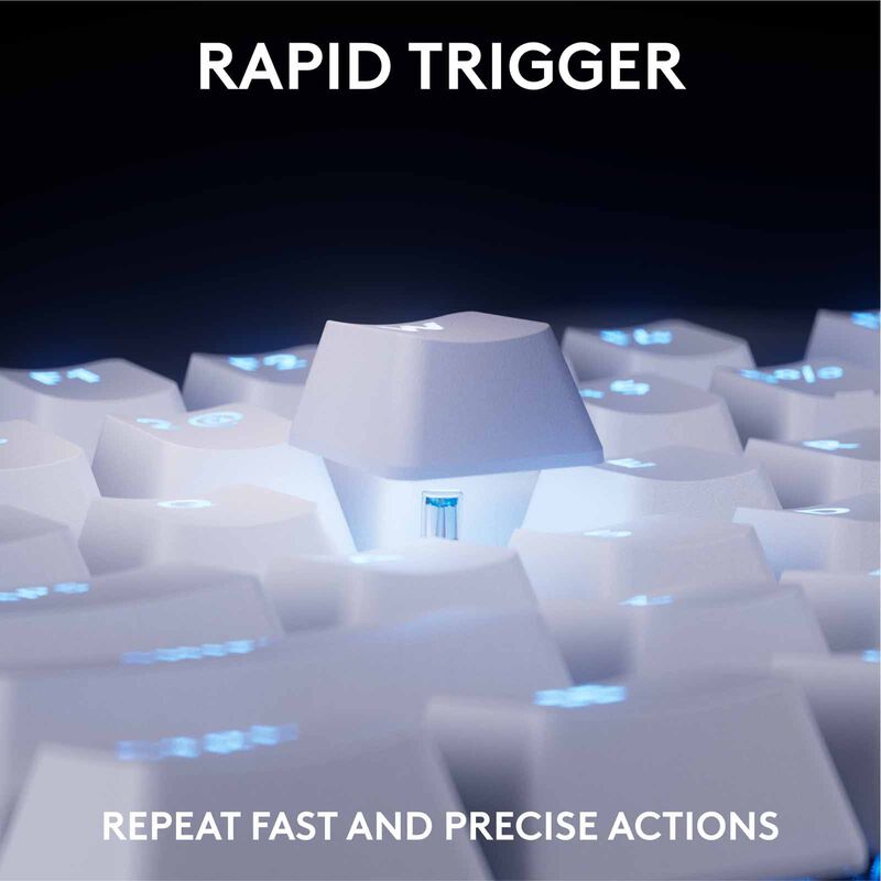 LOGITECH G Pro X Tkl Rapid Keyboard Analog Switches - White 920-013243-image 9