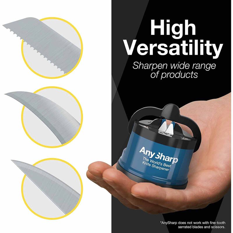 ANYSHARP Knife Sharpener With Powergrip Blue ANYSHARP-image 4