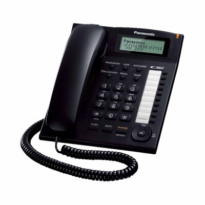 PANASONIC Corded Desk Phone Its With Speaker Ph&lcd (black) KX-TS880NDB