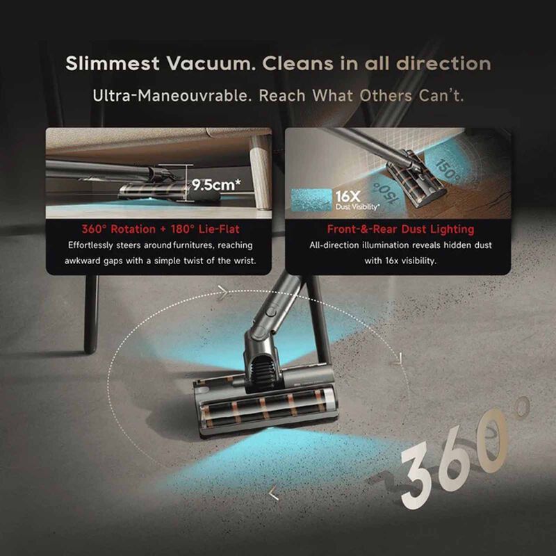 DREAME Air Station Auto-empty Cordless Stick Vacuum Cleaner DM-AIRSTVC-image 7