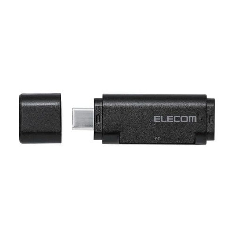 ELECOM Usb-c Card Reader Stick Type Black MR3C-D011BK-image 1