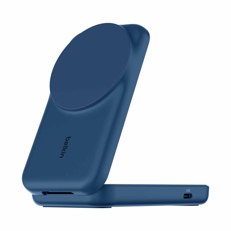 BELKIN Qi2.2 25watt 2-in-1 Wireless-charger Sq - Blue WIZ038MYBL-image 4