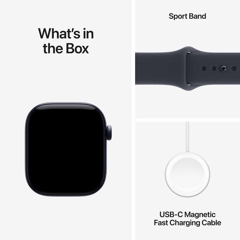 APPLE Watch Series 12 Gps + Cellular 42mm Night Blue Ceramic Case With Navy Blue Sport Band - M/l MJH04X/A-image 3
