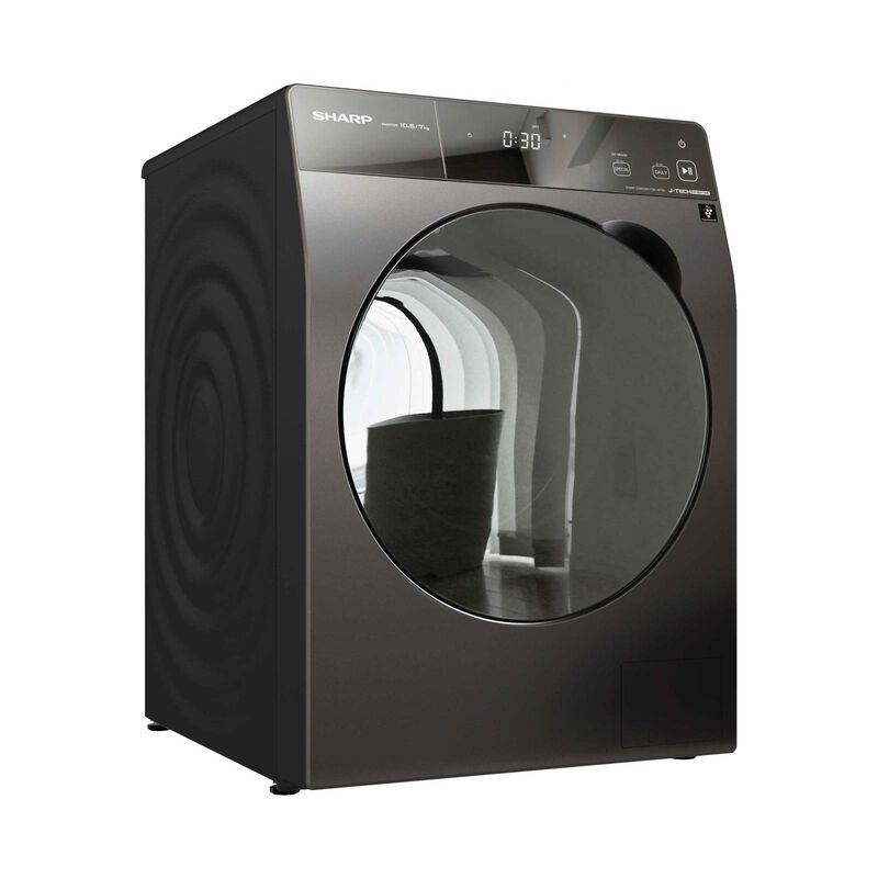 SHARP Front Load Washer And Dryer (10.5kg/7kg) ES-FW105D7PS-image 2