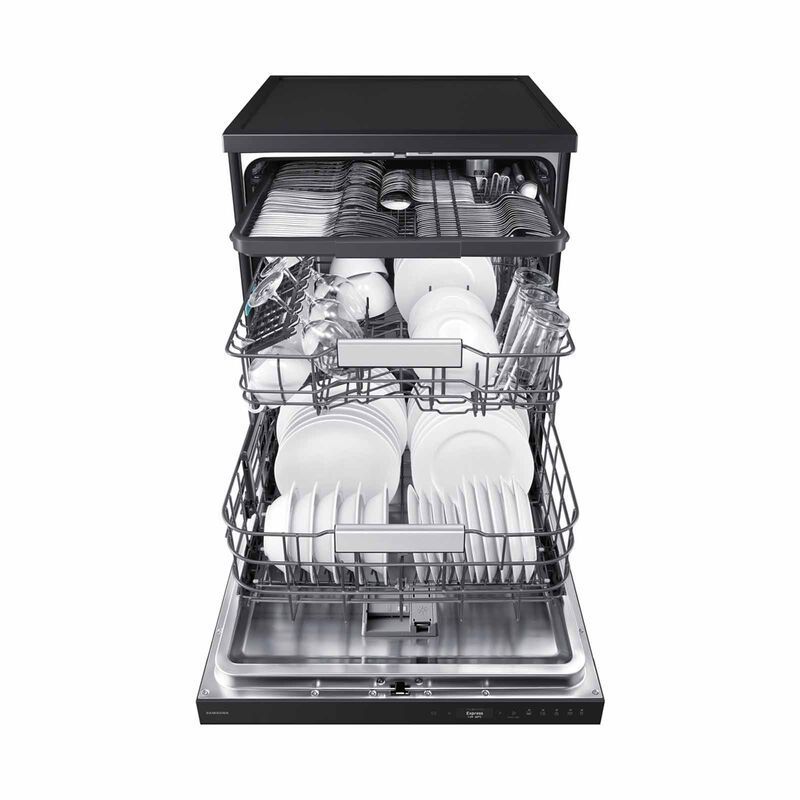 SAMSUNG Freestanding Dishwasher - Black Doi (14 Place Setting) DW80H73KBFFSP-image 7