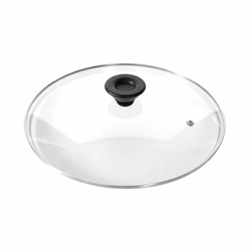 MEYER 26cm Stacking Glass Lid With Knob 12357-image 1