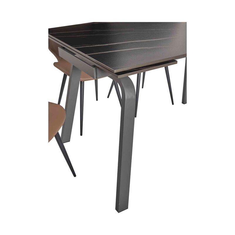 5 Piece Extendable Dining Set NEW HACTON-image 7