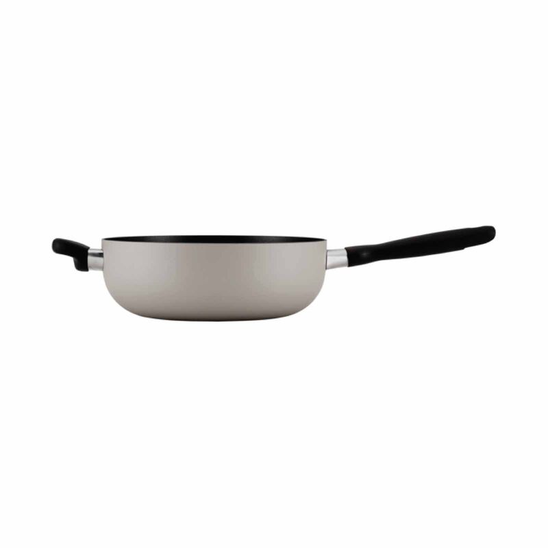 MEYER Bauhaus Nonstick 26cm/3.8l Chef's Pan W Helper Handle (warm Grey) 13767-image 4