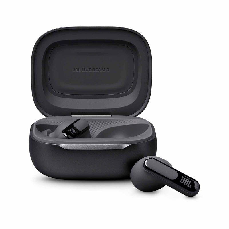 JBL True Wireless Earbuds LIVE BEAM 3 TWS BLACK-image 1