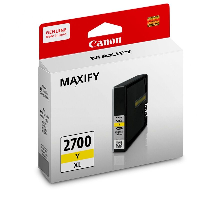 CANON Ink Cartridge Xl Yellow PGI-2700Y XL-image null