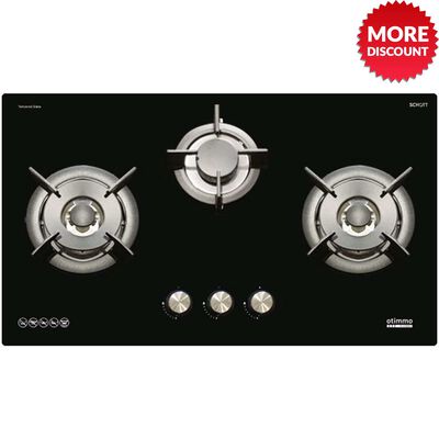 OTIMMO 3 Burner Gas Hob (90cm) (lpg) (exclude Installation) EBH6391S (LPG)