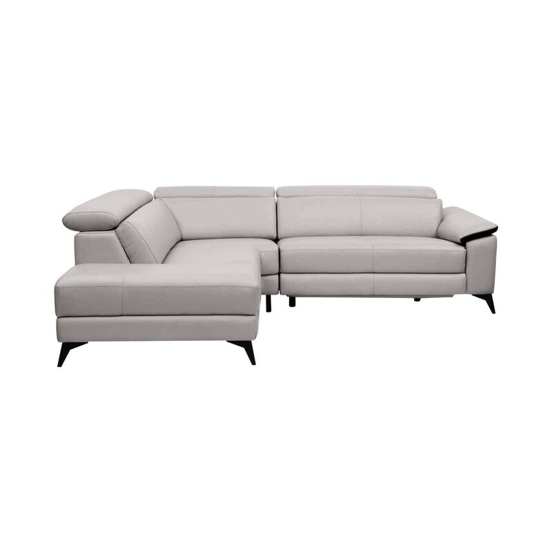ARMADIO L Shaped (fl-p) Left Mto Full Leather Sofa Set JANELLE-image 2