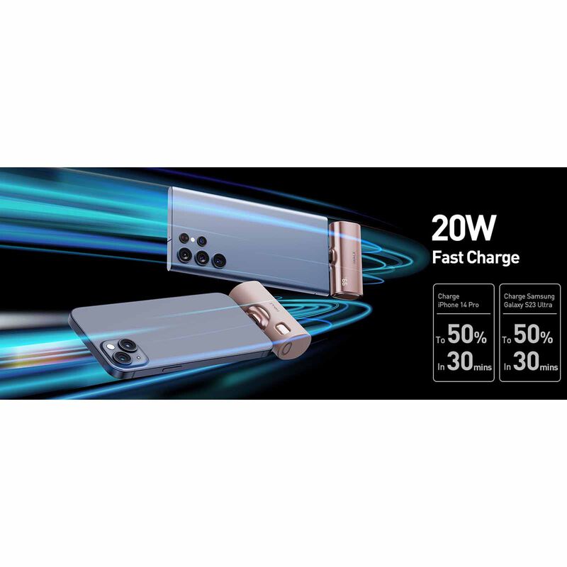 IWALK Linkpod X 5000mah 20w Fast Charge Pink (made For Iphone) LPX001-013A-MFI-image 8