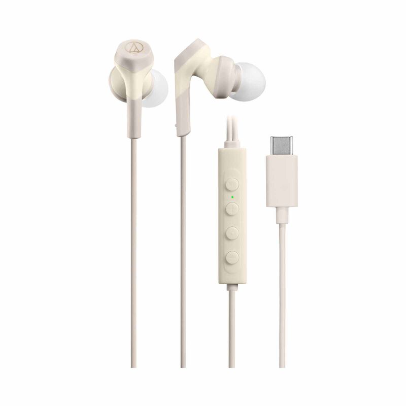 AUDIO TECH In-ear Headphones With Noise Cancelling And Usb Type-c Connector ATH-CKS330NC BG-image 1