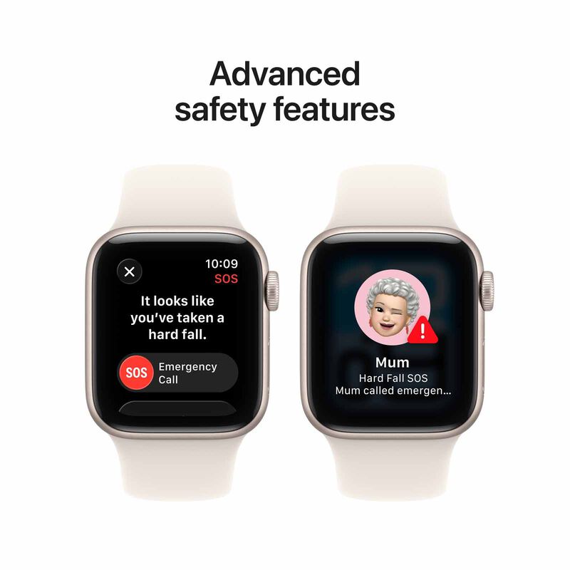 APPLE Watch Se 3 Gps 40mm Starlight Aluminium Case With Starlight Sport Band - M/l MEH54X/A-image 5