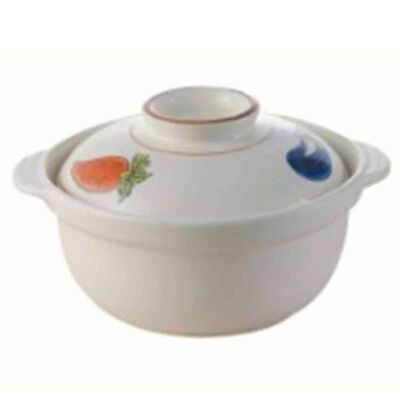 AELB Japanese Deep Casserole With Lid - 14.7 X H8cm 1166AL-RS004-5.5BC