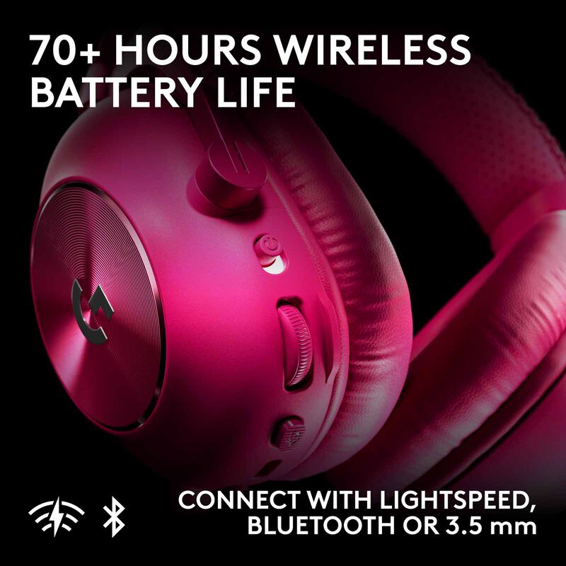 LOGITECH G Pro X 3 Lightspeed Bt Headset Magenta 981-001757-image 11