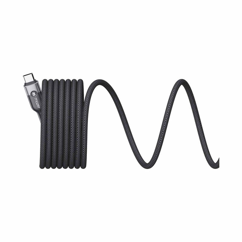 MAZER Infinitelink Cobra2 Magnetic 2.5m/240w Fast Charging Cable-blackgrey M-COBRA21-BG-image 8