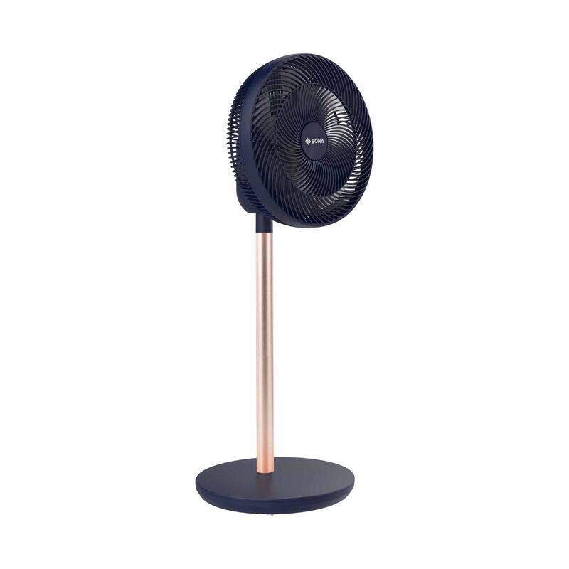 SONA 12 In 2-in-1 Dc Fan With Remote Control-blue SFS9008CR-image 2