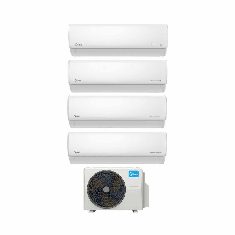 MIDEA Midea Mce 32k Condenser System 4 (9000btu X 2, 12000btu X1, 18000btu X 1) MCE-4M32E +MCEID-09PRO X 2/MCEID-12PRO/MCEID-18PRO-image 1