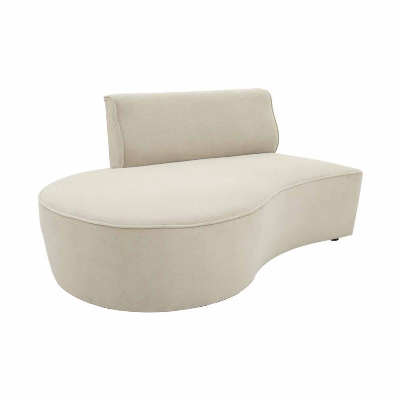 MUZE Right Chaise (fab) Taupe NIKKI-image 2