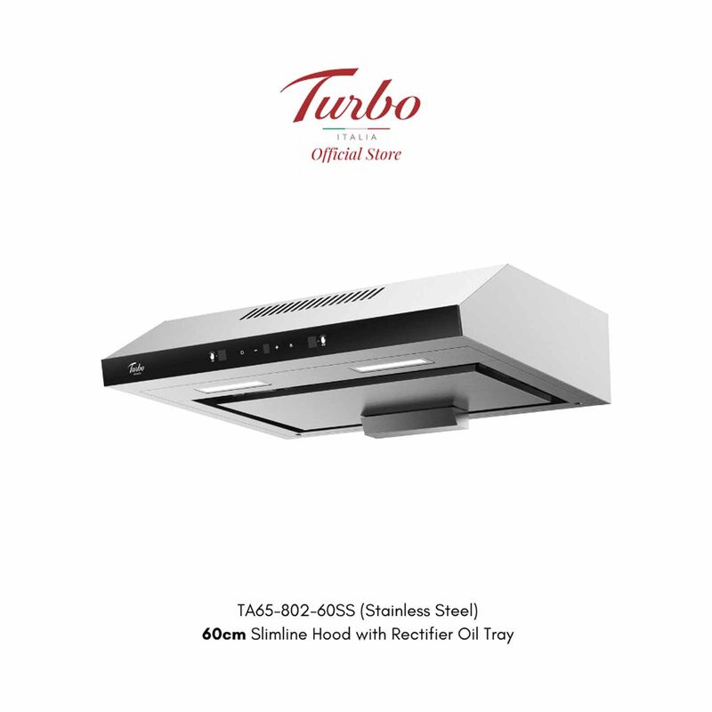TURBO 60cm Range Hood (exclude Installation) TA65-802-60SS-image 1