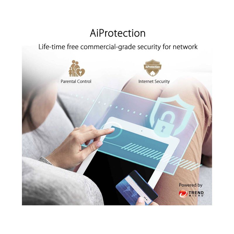 ASUS Ax3000 Dual-band Wifi6 Mesh System 3 Pack - Black XD5 B-3-PK-image 4