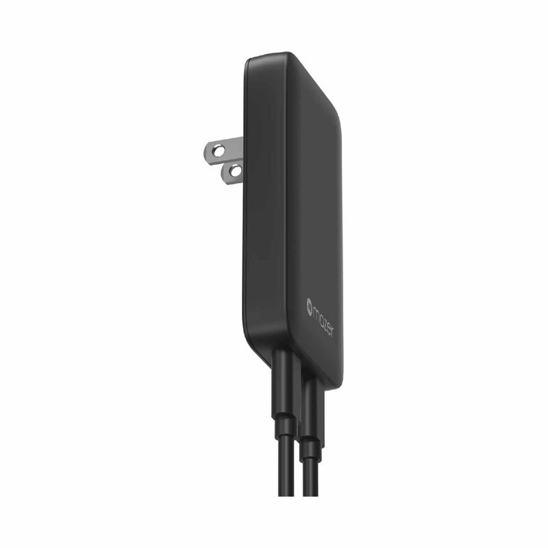MAZER Prestigegan Pd65w 2c With Travel Plugs - Black M-G65SLIM2C-BK-image 6