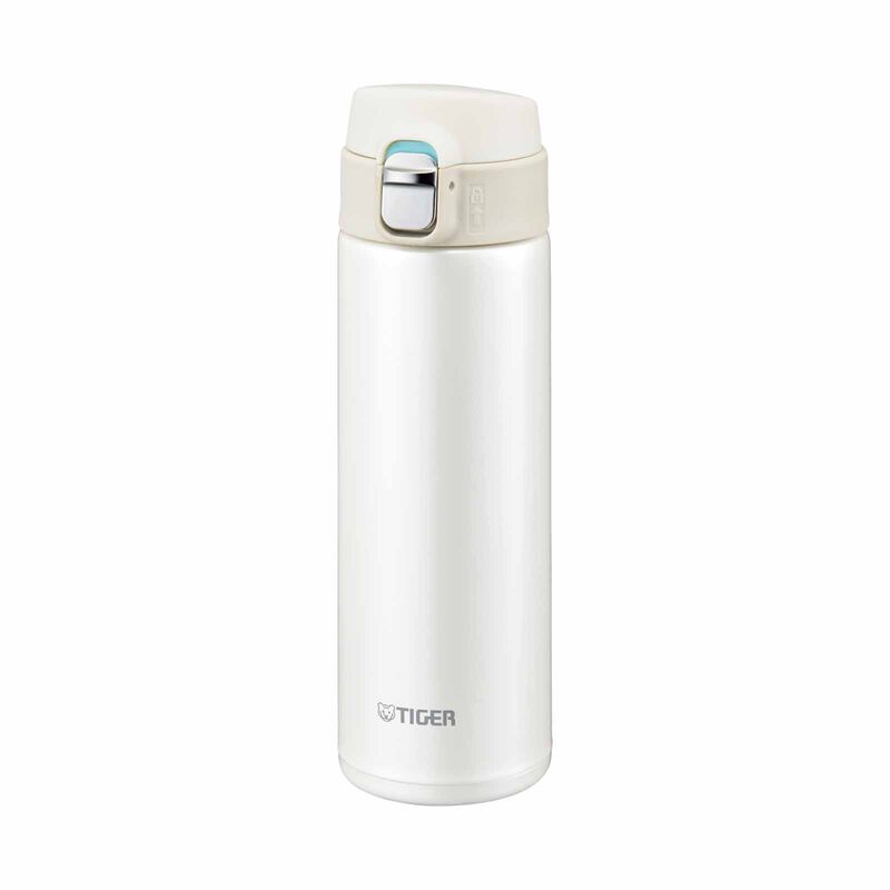 TIGER 0.48l One Push Lid Stainless Steel Bottle (cream White) MMJ-A481 (WM)-image 1